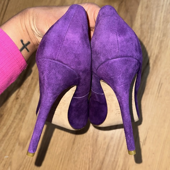 Purple Suede Loriblu Pump - Picture 5 of 5